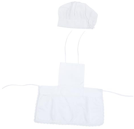 VALICLUDe Chef Desechable Delantal y Gorro De Cocina Accesorios De Fotografía