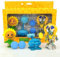 Zombies Peluche,Erbsen Schütze Sonnengott Zombie Spielzeug Set,Pflanzen Krieg Zombies Spielzeug,Das Geschossen Werden Kann,Kinder Geschenke Geburtstags Party Dekoration Figuren Kinderspielzeug-3Pcs