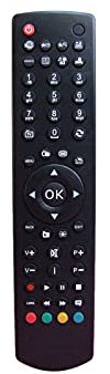 Dakana Fernbedienung für Telefunken TV Fernseher Remote Control / VE04 / L24H185N2 TLFK22LEDPVR1 D32H125N2 D32H125N3 D32H125N3C D39F185N3C L22F185D3D L24H185N2 L50F185N3C T32R900 DVB-T T37R761 FHD