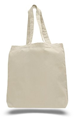 D&H CLOTHING UK Einkaufstasche aus 100 % Baumwolle, umweltfreundlich, natürliche Farbe, natur, 38x42cm