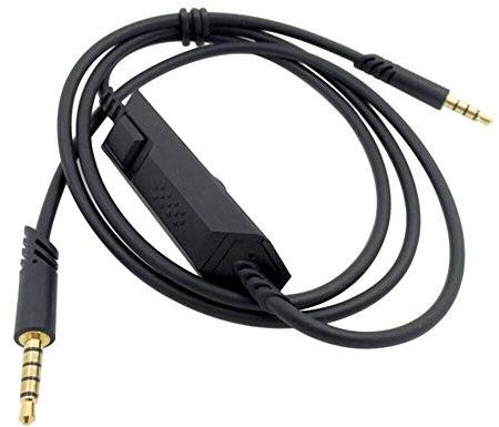 Jerilla Kabel für Astro A10/A40/A30/A50/Logitech G233/G433 Wired Gaming Headset - mit Lautstärkeregler für das Ferngesteuerte Mikrofon (1.2 m/3.9 Fuß)