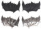 Beaupretty Halloween Fledermaus Haarspange Haarnadel Metall Gothic Haarspangen Fledermausflügel Haarspangen Kostüm für Erwachsene Frauen 2 Stück