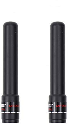 2 pezzi HH-S518+ Dual-Band Corta Antenna SMA maschio Vertex/Yaesu VX-7R VX-6R VX-150 VX-160 Radio