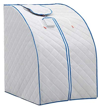 MYYINGELE Steam Sauna Portable Personal Sauna Spa Cabin With FAR Infrared Carbon Panels and Foot Heating Plate for detoxification and Weight Loss, Silver