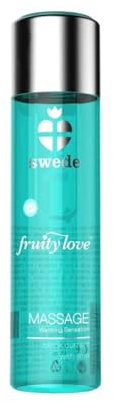 Aceite de Masaje Erótico Swede 120 ml Efecto Calor Lima Grosella Negra
