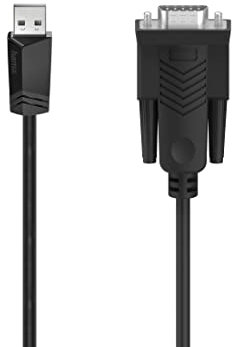 Hama 00200622 USB-Seriell-Kabel 9-polig D-Sub (RS232), 1.5m