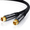 CSL - 7,5m HQ Platinum Toslink optisch digital Kabel S PDIF Audio Kabel - Aluminium Stecker vergoldete Kontakte Nylonummantelt - LWL Lichtwellenleiter
