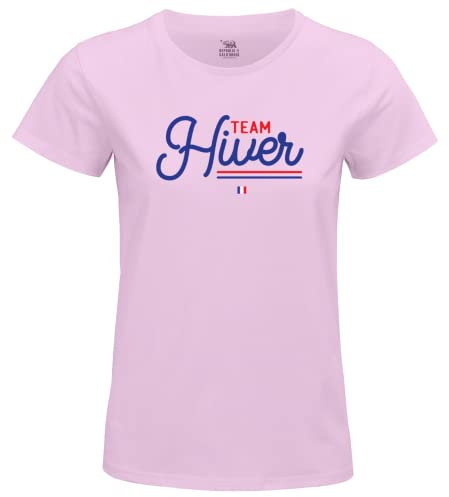 Republic Of California « Team Hiver » WOREPCZTS057 T-Shirt Femme, Rose Pale, Taille S