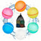 Clydpee Wiederverwendbare Wasserballons für Kinder und Erwachsene, 6 Stück, magnetische, schnell selbstdichtende Wasserbombe mit Netzbeutel, latexfreie Silikon-Wasserbälle für Sommer-Pool-Partys…
