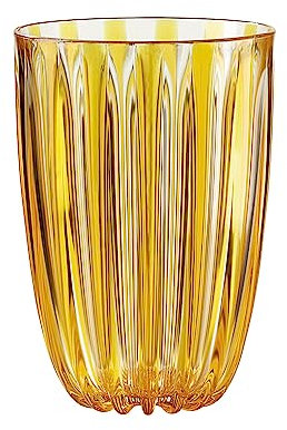 Juego de 4 vasos Guzzini Dolcevita ámbar