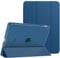 MoKo Funda para iPad 9ª Generación 2021/iPad 8ª Generación 2020/7ª Gen 2019, iPad 10.2 Case, Ultra Delgada Cubierta Soporte Plegable Estuche Inteligente Trasera Transparente, Azul Marino Oscuro