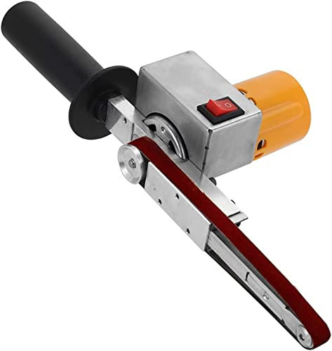 Grinder Accessories,Handheld Belt Sander, Mini Sanding Machine Angle Grinder Micro Polishing Machine Belt Grinder Wood Grinding Power Tools