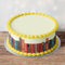 Edible Pre-Cut Books Border Ribbon Cake Wrap x 3 Fondant Cake Topper Decoration - Ideal For Decorating Your Cakes And Easy To Use