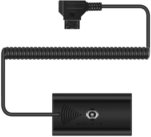 Qusedwey Cable Adaptador de Corriente para Conector D-Tap una BateríA Falsa NP-F para NP F550 F570 NP F970