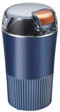 KANLVU Elektrisch Tablettenschneider MüHle-Grind, Tablettenzerkleinerer Für Klein Und Groß Medikamente Und Mehrere Pillen Pulverisieren Tragbar Pillenschneider(Blau)