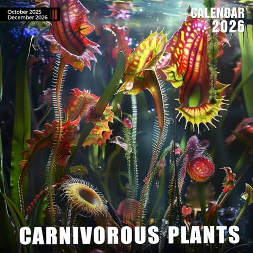 Carnivorous Plants Calendar 2026: Wild Green Predators in Exotic Close-Ups