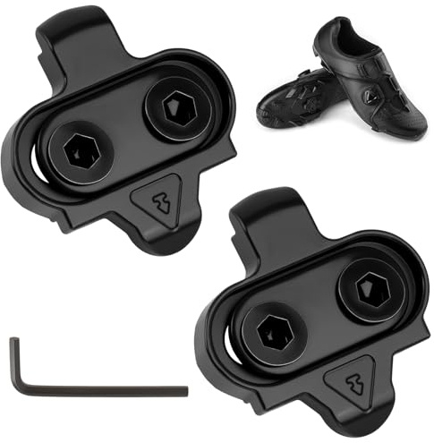2 PCS Fahrrad Cleats mit rutschfesten Cleat Plates, Bike Fahrrad Schuhplattenset, Kompatibel mit MTB SPD Pedalen (SH51), Ersatz-Cleats für Fahrradschuhe mit Klicksystem und Indoor Cycling Schuhe