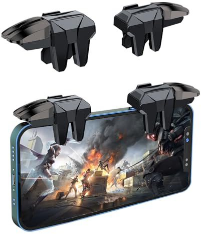 DiyGody PUBG Mobile Game Trigger für PUBG & Call of Duty, 4 Buttons Auslöser Joystick Gaming Gadgets Kompatibel mit iPhone & Android, Aim & Fire Game Phone Button Empfindlichen Ziel Feuerauslösern
