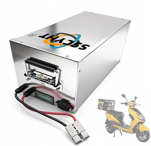 SSCYHT 72-Volt-Elektrofahrrad-Akku 72V 20Ah 25Ah 30Ah Ersatz-Lithium-Ionen-Akkupack für 500W 1000W 1500W 2100W Motorrad-/Dreiradmotoren
