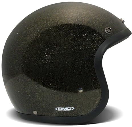 DMD Motorcycle Helmet, Glitter Bronze, Größe M1 56
