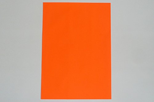 WKS Leuchtpapier NEON orange DIN A2, 90g/qm 100 Bogen tagesleuchtfarben einseitig