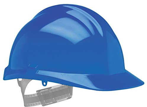 Centurion S03CBA Classic Safety Helmet, Full Peak Non Vented, Blue