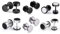 Hongyantech 6 Paar Edelstahl Creolen Set für Männer Frauen Allergie Ohrstecker Ohrschmuck Silber Schwarz