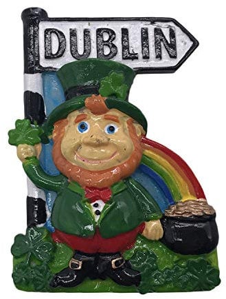 3D Dublin Ireland Refrigerator Magnet Tourist Souvenirs Resin Magnetic Stickers Fridge Magnet Home & Kitchen Decoration from China