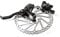 Clarks Cycle Systems Bestandteile: Clout-1 Front & Rear Hydraulic Disc Bremsen-Set, Schwarz, 160/160mm