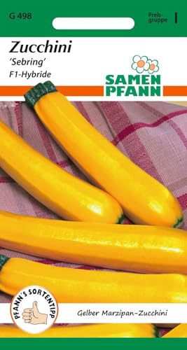 SAMEN PFANN® Zucchini, Sebring F1 - Gemüse-Samen Saatgut Zucchini-Samen Samen (Cucurbita pepo, var. Sebring F1)