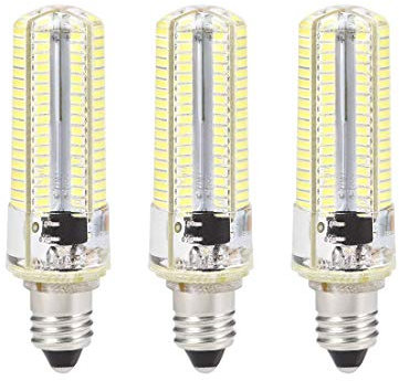 N/A E11 LED Leuchtmittel für Mikrowelle Licht 4 W Tageslicht weiß 6500 K 600 lm für Deckenventilator Leuchte Dunstabzugshaube Gefrierschrank 3 Stück