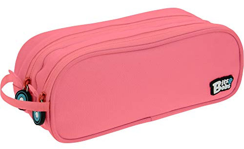 Grafoplás Trousse double unie Bits and Bobs, rose clair