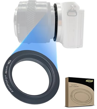 49mm NEX Retroadapter/49mm Makro Umkehrring Ring,Kompatibilität Für E A6300,A7,A7R,A7II,A7S,A7M2,NEX-7,NEX-6,NEX-5,NEX-3; NEX-5N,NEX-C3,NEX-5R,VG30 VG900E EA50 A6000