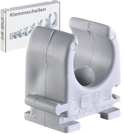 20 Stück - Klemmschellen | Quick-Schellen | Rohrschellen, XM-Line KS16 für Stangenrohr M16