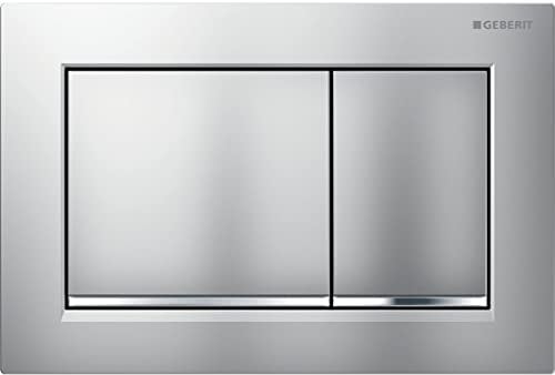 Geberit Betätigungsplatte Omega30 für 2-Mengen mattchrom-lackiert/beschichtet/glanzchr, 115.080.JQ.1