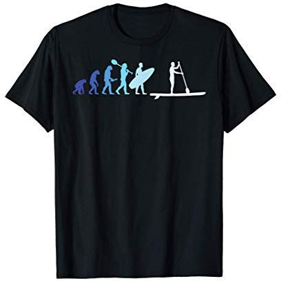 Stand Up Paddling Evolution SUP Sea Paddle Vacances Cadeau T-Shirt