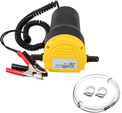 Youyijia Oil Change Extractor 12V 60W Oil Change Pump Extractor Diesel Fluid Extractor Pump Fuel Transfer Pump with Tubes for Truck RV Boat ATV Auto Car Motorbike