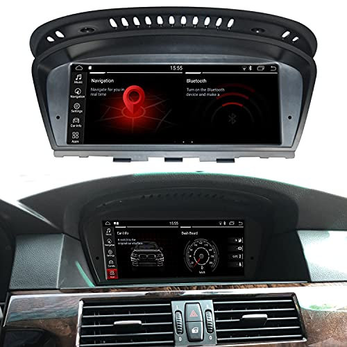 Koason Android10 8Core 4+64GB Screen Display Upgrade Car Radio Stereo 4G WiFi Multimedia Player GPS Navigation for BMW Old 3 5 6 Series E60/E61/E63/E64/E90/E91/E92 CCC