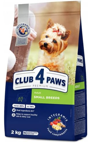 CLUB 4 PAWS Trockenfutter für kleine Hunderassen 4 kg + GRATIS