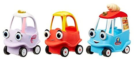 Little Tikes Let's Go Cozy Coupe - Niedliches Mini-Schiebe- und Spielfahrzeug - Für Autospaß auf dem Tisch und am Boden - Geeignet für Kleinkinder ab 3 Jahren