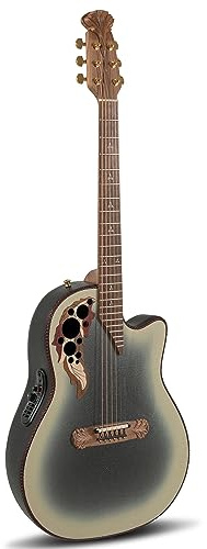 Ovation Ovation Adamas I GT-Cutaway Akustik-E-Gitarre mit tiefem Konturprofil, Reverse Beige Burst