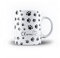 iCaseDesigner Personalised Animal Print Mug with Name and Heart. 11oz Ceramic Mug. 1. Dog Paw Prints