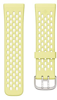 Fitbit Unisex-Adult Versa 4/Sense 2,S B, Whte,L Activity Tracker Accessory, Glow Up/Frost White, Large