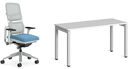 Steelcase Please Air - Ergonomischer, höhenverstellbarer Bürodrehstuhl Ottima Portico - Homeoffice-Schreibtisch