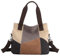 SIVENKE Damen Handtasche Canvas Tasche Casual Schultertasche Umhängetaschen Retro Hobo Große Kapazität für Schule Shopper Lässige täglich