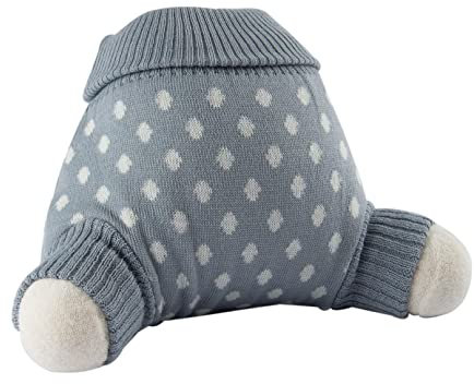 Popolini WoolPant Überhose aus Wolle über jede beliebige Saugwindel (86/92, Light Grey Dots)