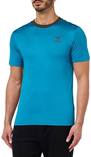 hummel hmlSTALTIC POLY JERSEY S/S, Fjord Blue, XL