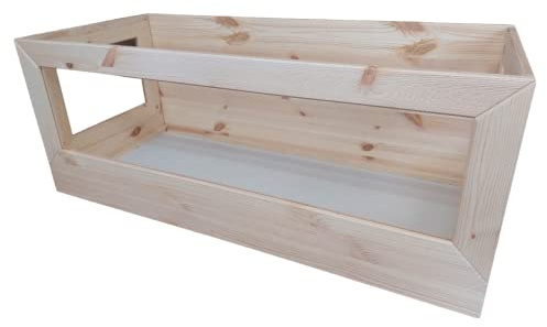 Schildkröten Terrarium 120 * 50 * 40cm aus Holz Landschildkröten Mäuse Schildkröten Nager Reptilien Amphibien Terra