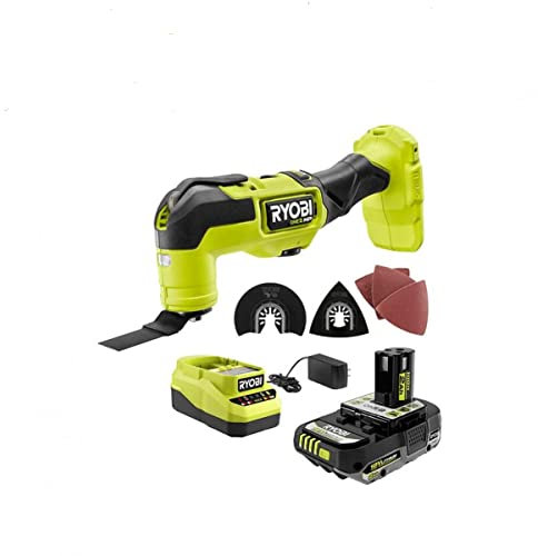 RYOBI ONE+ HP 18V Brushless Cordless Multi-Tool Kit with 2.0 Ah HIGH PERFORMANCE Battery and Charger