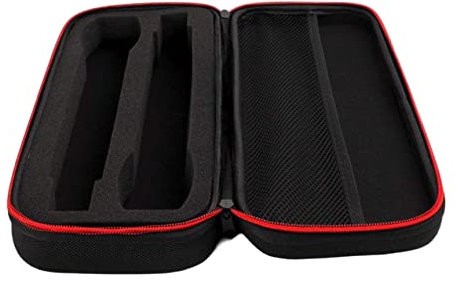 Rachlicy Universal Wireless Microphone Box Handheld Microphone EVA Storage Box Dual Microphone Bag Portable Travel Case